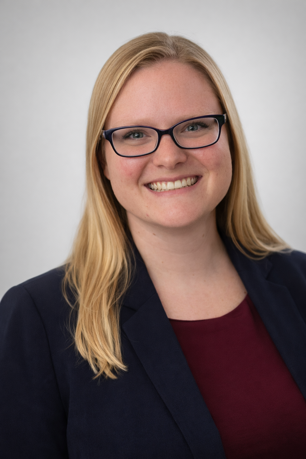 Portrait of Amanda in an educational setting